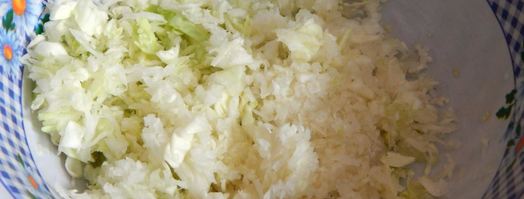 капустные оладьи из капусты. Шаг 3