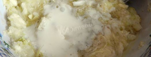 капустные оладьи из капусты. Шаг 5