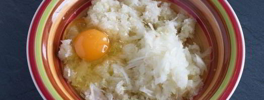 капустные оладьи на кефире. Шаг 5