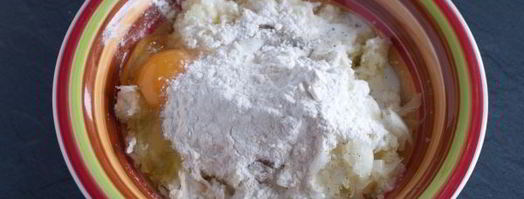 капустные оладьи на кефире. Шаг 7