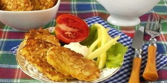 Капустные оладьи