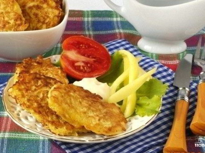 Рецепт капустных оладий