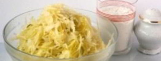 капустные оладьи. Шаг 2