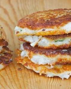 Картофельные оладушки с зеленью