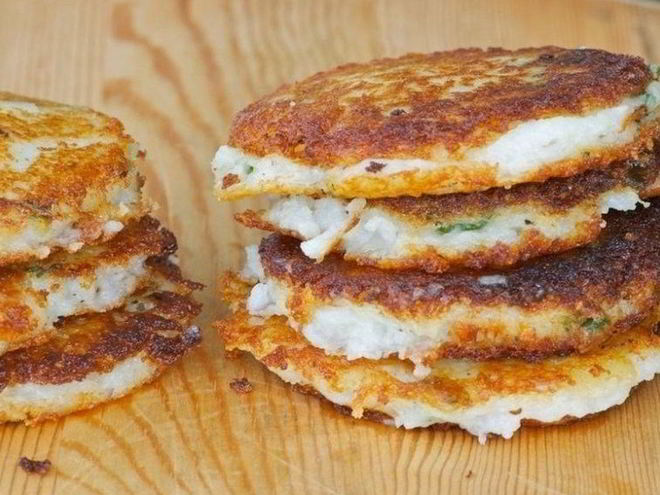 Рецепт картофельных оладушек с зеленью