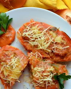 Картофельные оладьи с тушенкой