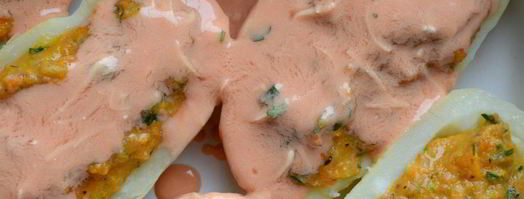 картофельные оладьи с тушенкой. Шаг 5