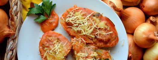 картофельные оладьи с тушенкой. Шаг 6