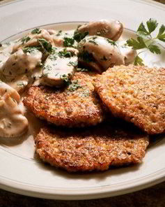 Картофельные оладьи с тыквой баттернат