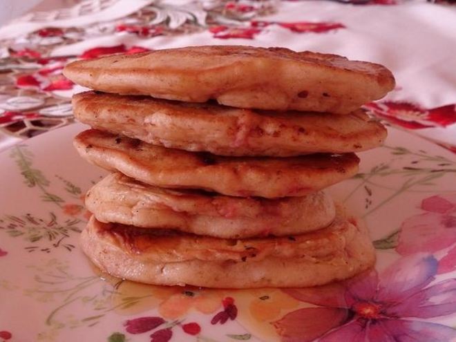 Рецепт клубничных оладий