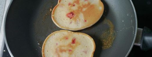 клубничные оладьи. Шаг 4