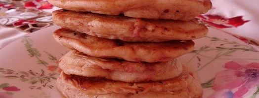 клубничные оладьи. Шаг 5