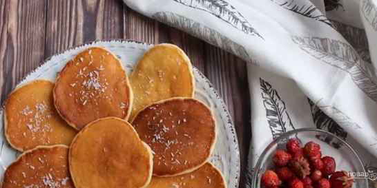 Кокосовые оладьи