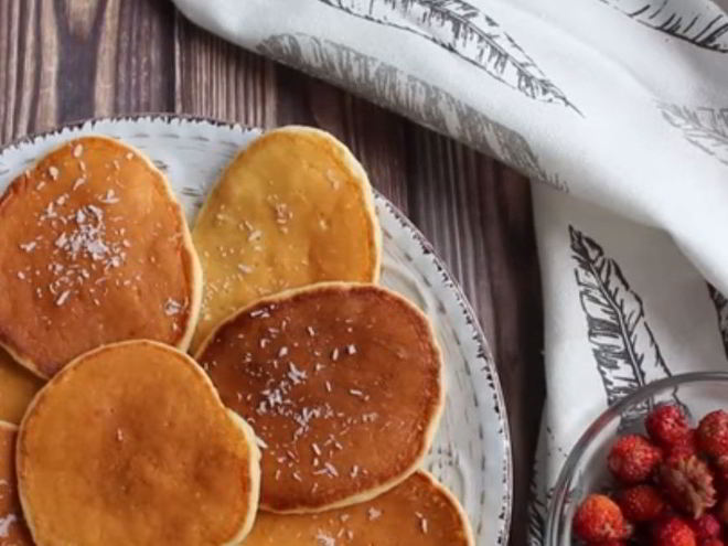 Рецепт кокосовых оладий