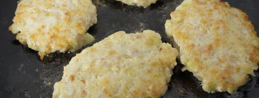 куриные оладьи с капустой и овсяными хлопьями. Шаг 4