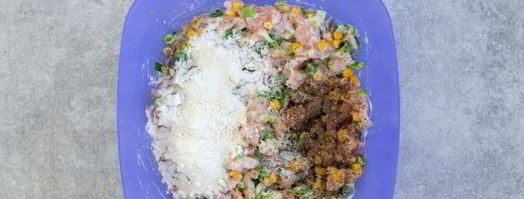 куриные оладьи с кукурузой. Шаг 5