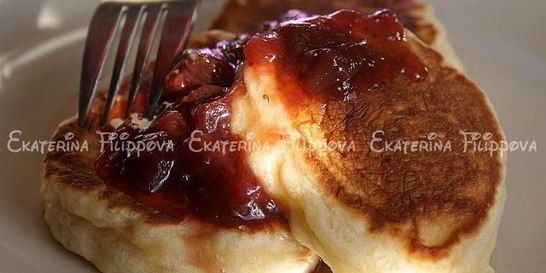 Лимонные дрожжевые оладьи