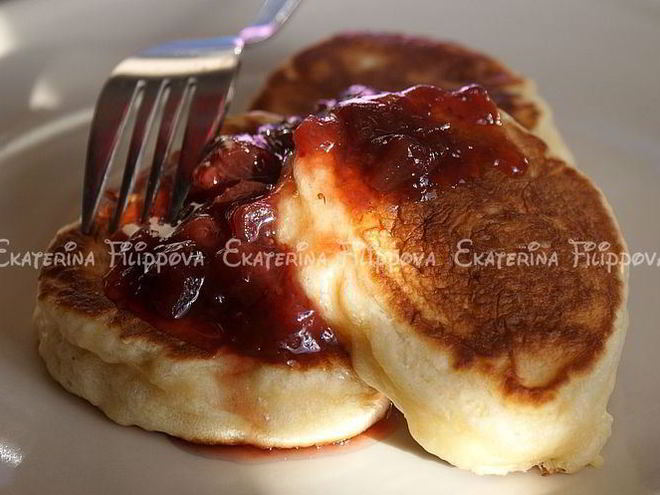 Рецепт лимонных дрожжевых оладий