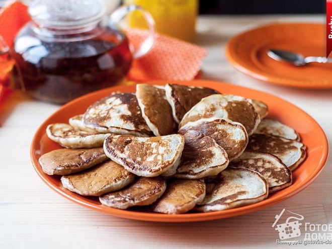 Рецепт манно-овсяных оладьи