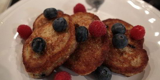 Миндально-банановые оладушки