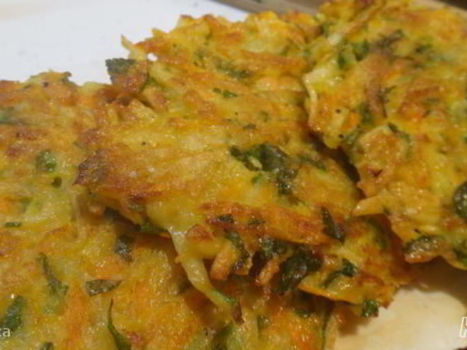 Рецепт морковна-картофельных оладьи
