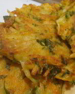 Морковно-картофельные оладьи