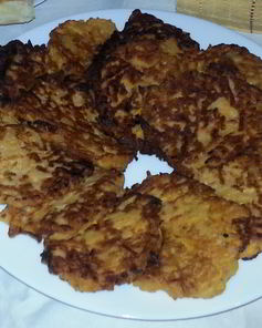 Морковно-яблочные оладьи