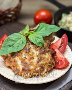 Мясные оладьи из свиного фарша