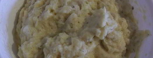 нежные и воздушные рыбные оладьи. Шаг 3