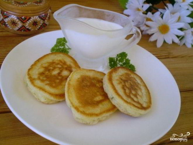 Рецепт оладушек без дрожжей