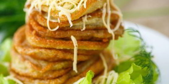 Оладушки из кабачков без муки