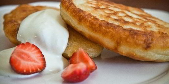 Оладушки на сыворотке