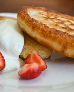 Оладушки на сыворотке