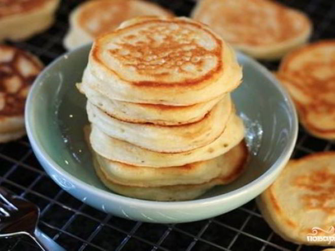 Рецепт оладушек на воде