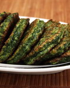 Оладушки с брокколи и сыром