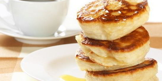 Оладушки с яблоками