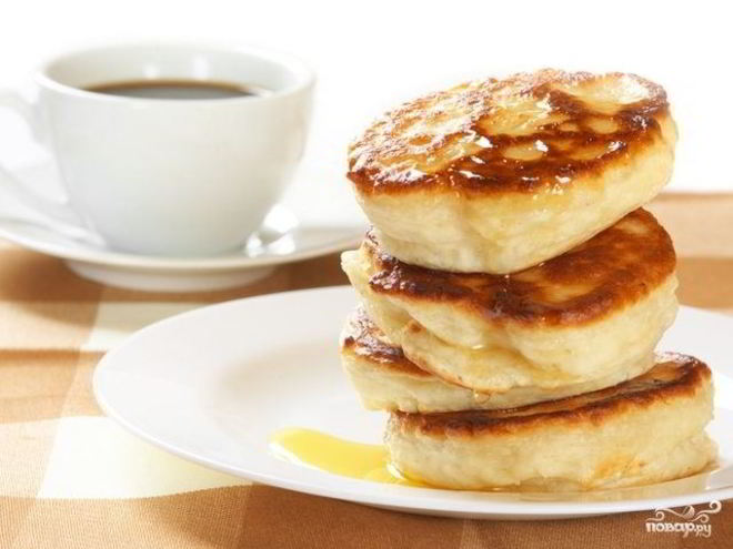 Рецепт оладушек с яблоками