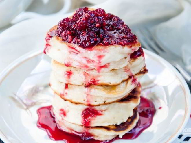 Рецепт оладий без яиц