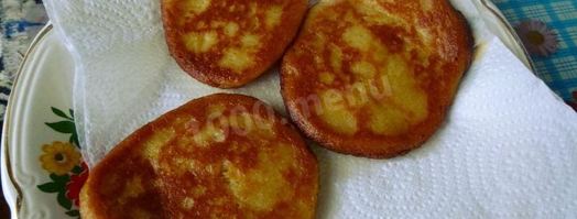 оладьи из черствого хлеба. Шаг 11