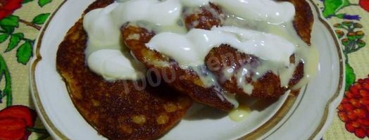 оладьи из черствого хлеба. Шаг 12