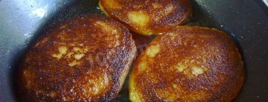 оладьи из черствого хлеба. Шаг 10