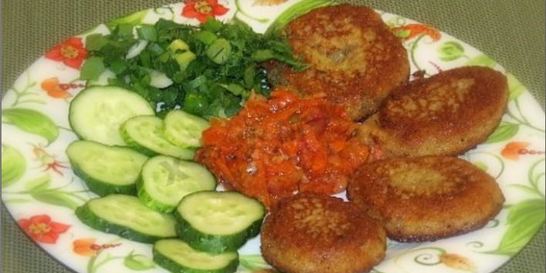 Оладьи из икры рыбы