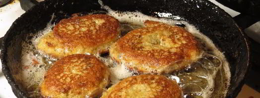 оладьи из икры рыбы. Шаг 6