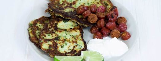 оладьи из кабачка с сыром. Шаг 6