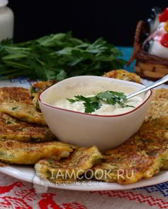 Оладьи из кабачков и картофеля