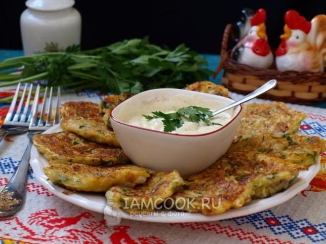 Рецепт оладий из кабачков и картофеля