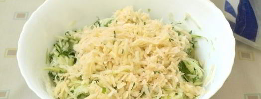 оладьи из кабачков и картофеля. Шаг 7