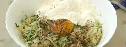 оладьи из кабачков и картофеля. Шаг 8