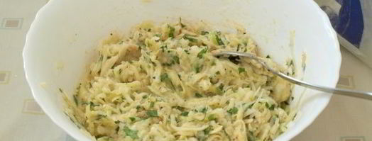 оладьи из кабачков и картофеля. Шаг 9