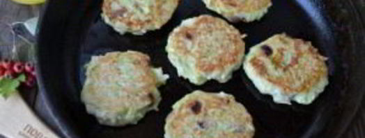 оладьи из кабачков и яблок. Шаг 7